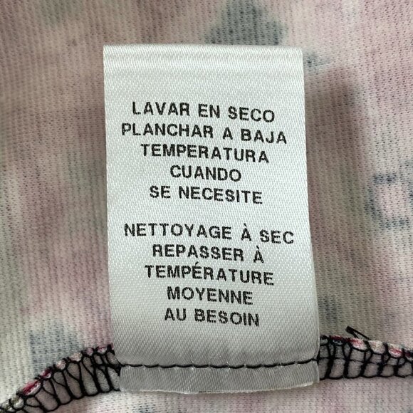 Wisp Stitch Fix 3/4 Sleeve Dress Womens Size 14 Midi Round Neck Border Print Red - Picture 7 of 7